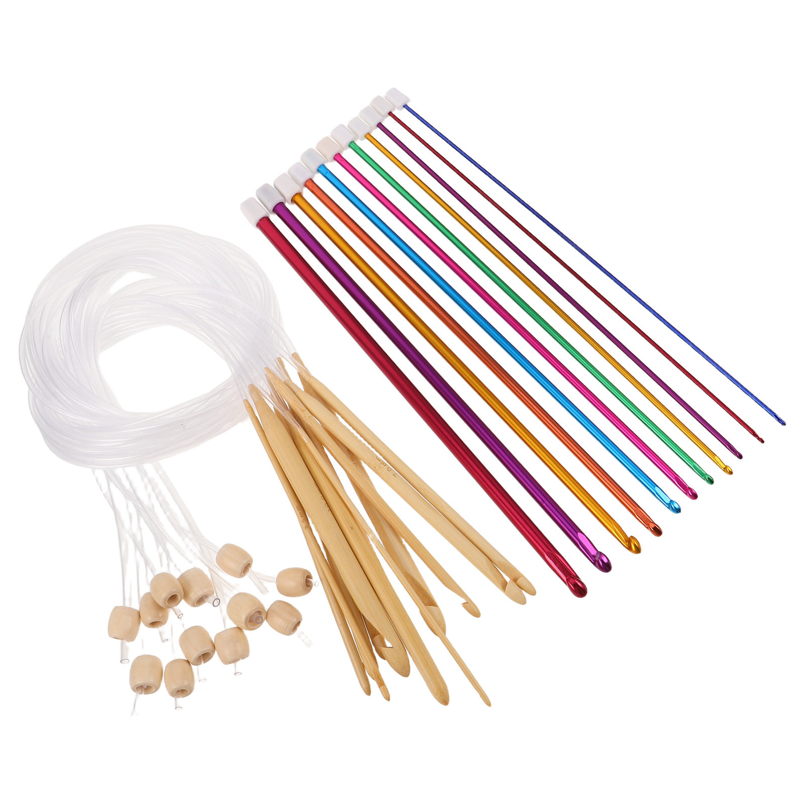 1 ensemble d'aiguilles à croch - Wooden Crochet Hooks Ergonomic Handle avis et prix