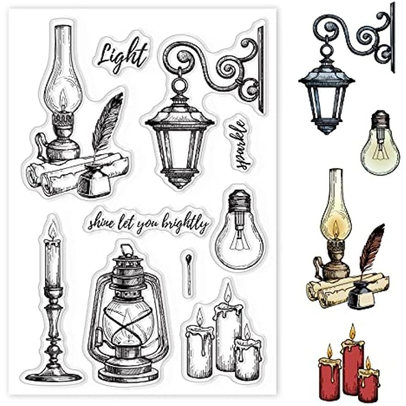 Bougies à tampon Transparent e - Clear Silicone Stamps For Card Making avis et prix
